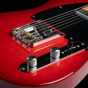 PRODIPE  TC 90 ALDER TRD - Guitare électrique type télécasteur trans red