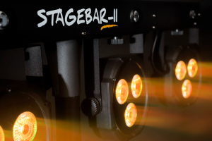 ALGAM LIGHTING LAL STAGEBAR-II - Projecteurs à LED 2-en-1 sur pied et pédalier