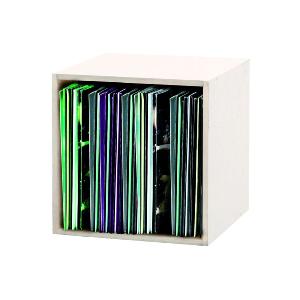 GLORIOUS RECORD BOX 110 WHITE - Casier Rangement pour 110 Vinyles Finition Blanc