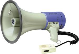 MONACOR TM-27 - Mégaphone 25 W, 119 dB, avec micro main