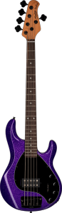 STERLING BY MUSIC MAN GSB RAY35-PSK-R2 - StingRay35 - Purple Sparkle - 5 cordes