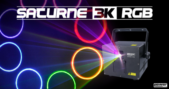 Saturne 3K RGB, le laser professionnel par excellence !