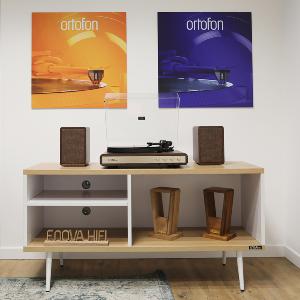 ENOVA HIFI VELA VP2 - Platine Vintage Hifi + Enceintes - Finition Bois Foncé