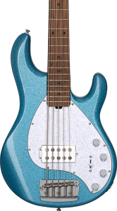 STERLING BY MUSIC MAN GSB RAY35-BSK-M2 - StingRay35 - Blue Sparkle - 5 cordes