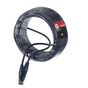 STAGG SDX15-3 - Câble DMX, XLR/XLR (m/f), 15 m