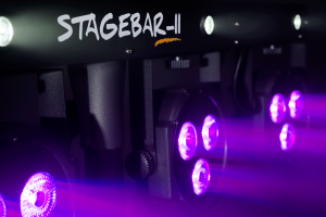 ALGAM LIGHTING LAL STAGEBAR-II - Projecteurs à LED 2-en-1 sur pied et pédalier