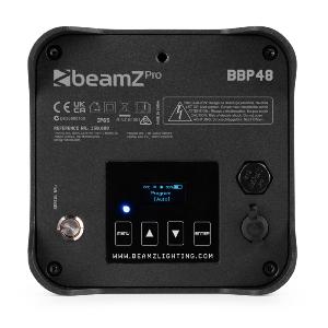 BEAMZ BBP48 - PAR à LED sur batterie, 9 x 12W 6-en-1, IP65, WDMX