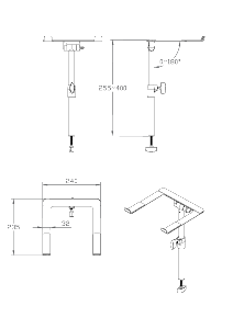 VONYX DBLH1 - Support pour ordinateur portable 8kg max.