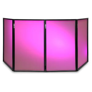 VONYX DB2 - Ecran DJ dépliable 120 x 70 blanc (4 panneaux)