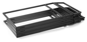 VONYX DB5-Pro DJ - Ecran DJ alu, 2 m, table intégrée