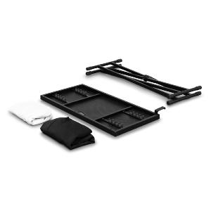 VONYX DBE100 - Ecran DJ pliable, 1 m, table intégrée, avec lycra noir