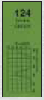 Feuille de Gelatine Vert Foncé code couleur 124 - 500 x 750 mm