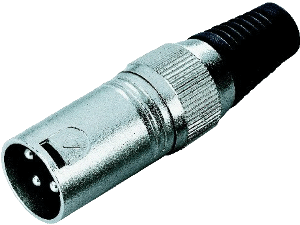 Fiche XLR Mâle 3 pins serie Eco