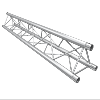 Structure Global Truss série F23 - Barre de 2 Mêtres - 3 connecteurs inclus