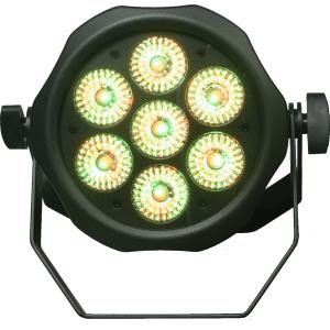 ALGAM LIGHTING  LAL IP-PAR-712-HEX - Projecteur à LED 7 x 12W RGBWAU IP65