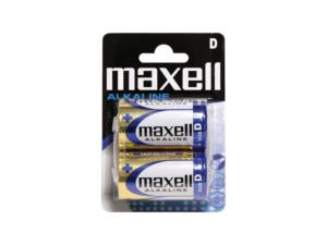 Blister de 2 piles LR20 MAXELL 1.5 Volts Alcaline AAA 0% de mercure