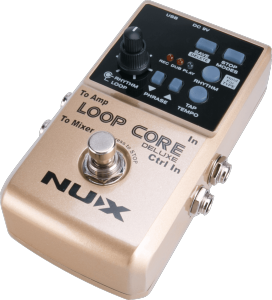 NUX MNU LOOPCORE-DELUXE - Looper & boîte à rythmes + pédalier 2 voies