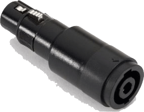 Adaptateur SPKn 4 Points femelle vers XLR femelle