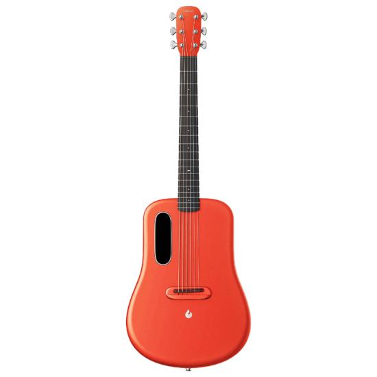 LAVA ME 3 38 RED - Guitare électro-acoustique connectée avec système HiLava