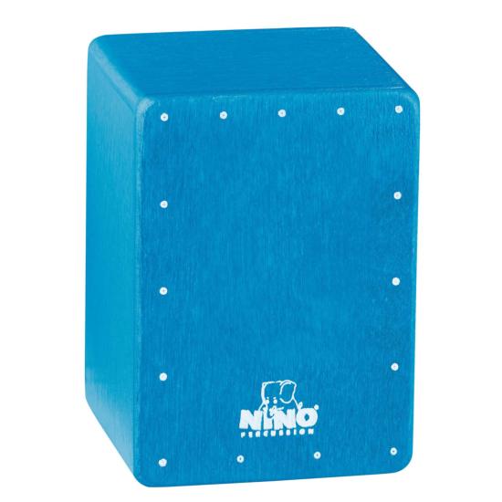 NINO PERCUSSION - MINI SHAKER CAJON NINO BLEU