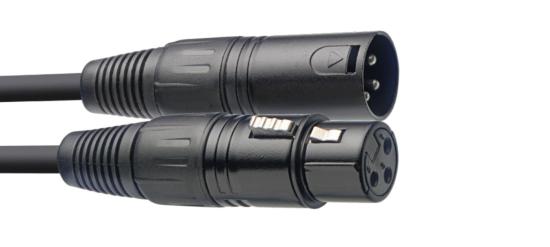 STAGG SDX20-3 - Câble DMX, XLR/XLR (m/f), 20 m