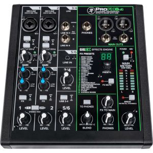 MACKIE - SMK PROFX6V3 - Console de mixage - Analogique USB 6 canaux + effets