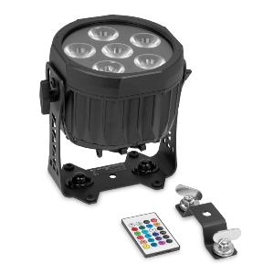 BEAMZ - PAR à LED sur batterie, 6 x 20 W RGBALC, DMX étanche IP65