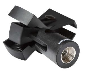 Proel APM15 - Pince micro universelle, ABS, vis de serrage, Ø 20 - 32 mm