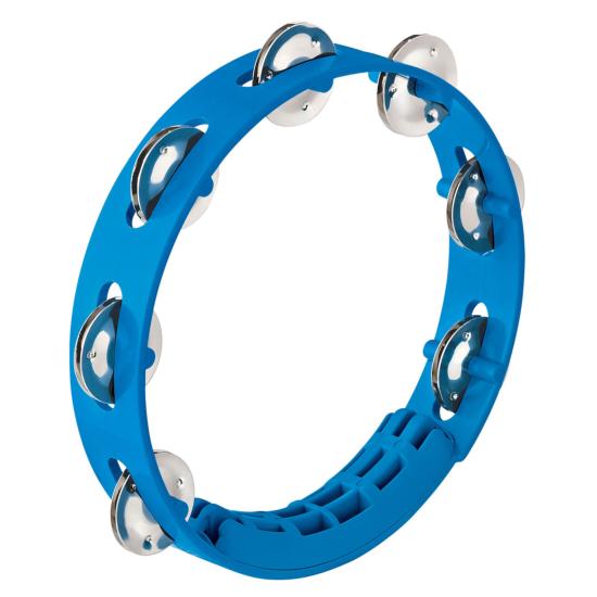 NINO PERCUSSION - TAMBOURIN NINO ABS 8"/1 RANG BLEU