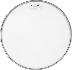 CODE DRUMHEADS - PCO DNACL12 - Frappe ou résoance - transparent 12"