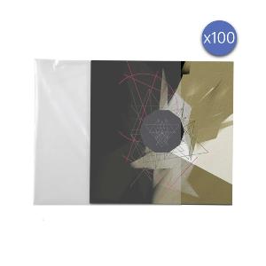 ENOVA - PEV 100 - Protection pochette vinyle 33 tours - 100 unités