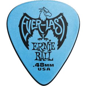 ERNIE BALL AEB 9181 - Sachet de 12 médiators bleu 0,48mm