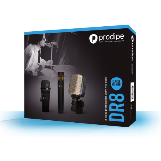 Prodipe DR8 - Pack de 8 micros pour Batterie