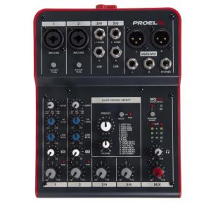 PROEL MQ6FX - Console de Mixage 6 entrée + FX