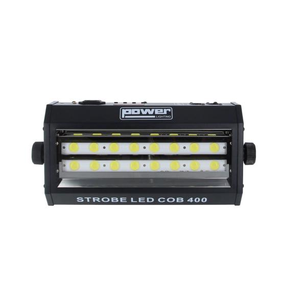 POWER LIGHTING - STROBE LED COB 400 - STROBOSCOPE 400W 16 LEDS BLANCHES