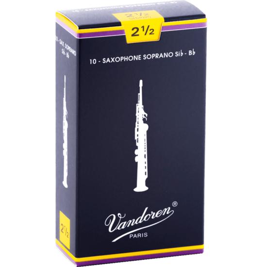 VANDOREN PARIS AVD SR2025 - Soprano boite de 10 anches - Force 2,5