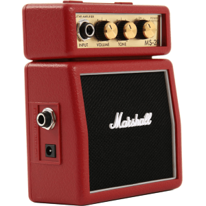 MARSHALL MMA MS2R - Mini-ampli MS2 Rouge 2W