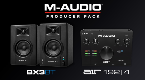 M-AUDIO RMD PRODUCER-PACK3 - Interface AIR192X4 et enceintes BX3D4-BT