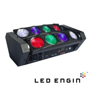 POWER LIGHTING SPIDER LED 96W RGBW MK2 - Projecteur Led 8x12w mk2