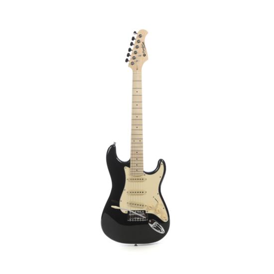 PRODIPE GUITARS STJUNIOR BK - Guitare électrique 3/4 Noir + Housse