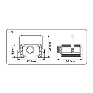 J.COLLYNS WATER100 - Effet Eau 100W LED