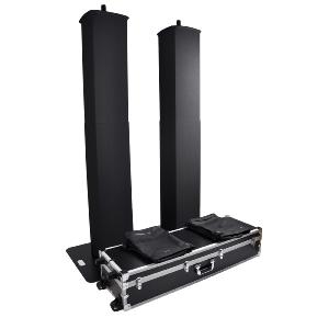 POWER ACOUSTICS LSA 220 PROCASE BL - Flight-Case + 2 LSA 220 BL