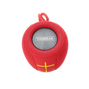YOURBAN GETONE 25 RED - Enceinte Nomade Bluetooth Compacte - Couleur Rouge
