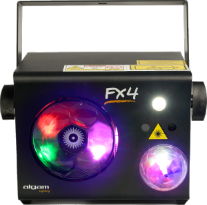 ALGAM LIGHTING LAL FX-4 - Projecteur 4-en-1 roue de gobos LED