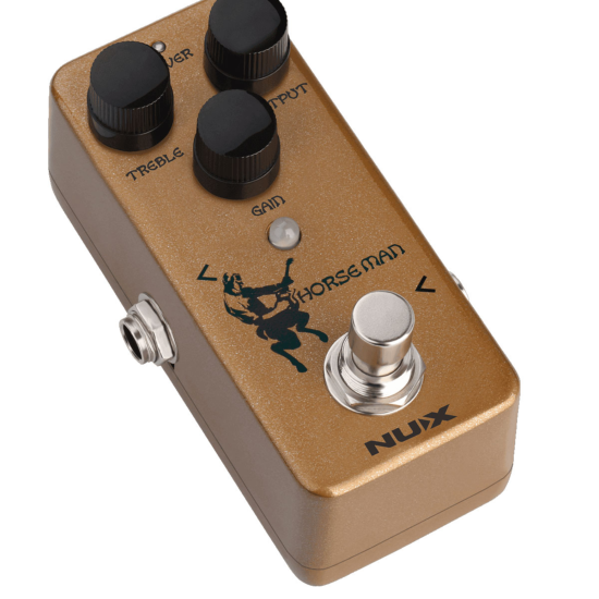 NUX MNU HORSEMAN-OD - Pédale d'overdrive NOD-1 type K gold/silver