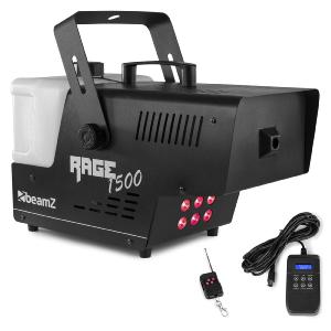 BEAMZ RAGE1500LED - MACHINE A FUMEE 1500W, EFFET LED AVEC PROGRAMMATEUR