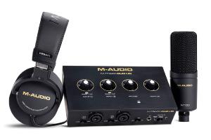 M-AUDIO RMD MTRACK-DUO-HD-PACK - Pack M-Track Duo HD, casque, micro statique