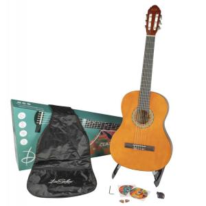 DE SALVO DS CG44NTKIT - Guitare classique 4/4 naturel - Amateur avec accessoires