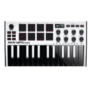 AKAI PROFESSIONAL KAP MPKMINI3WH - Mini touches - USB 25 mini notes 8 pads écran