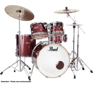 PEARL PPA EXX705NBRC-704 - Fusion 20" 5 fûts - Black Cherry Glitter